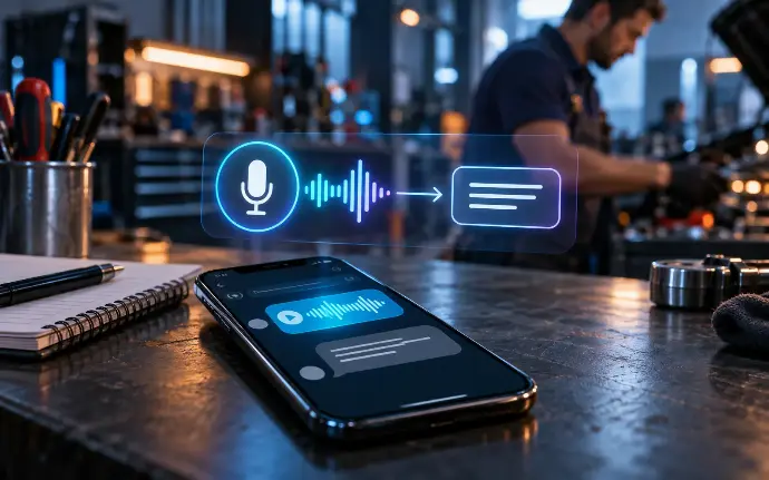 Mensajería por voz en Quilsoft AI MCA