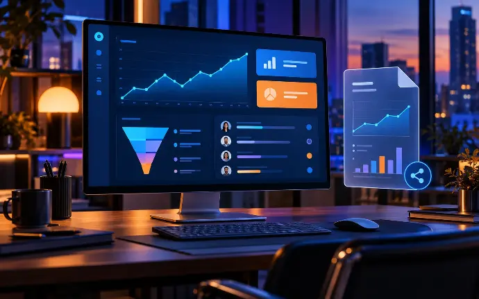 Dashboard y reportes en Quilsoft AI SDR